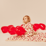 Couverture en double gaze - Coeur